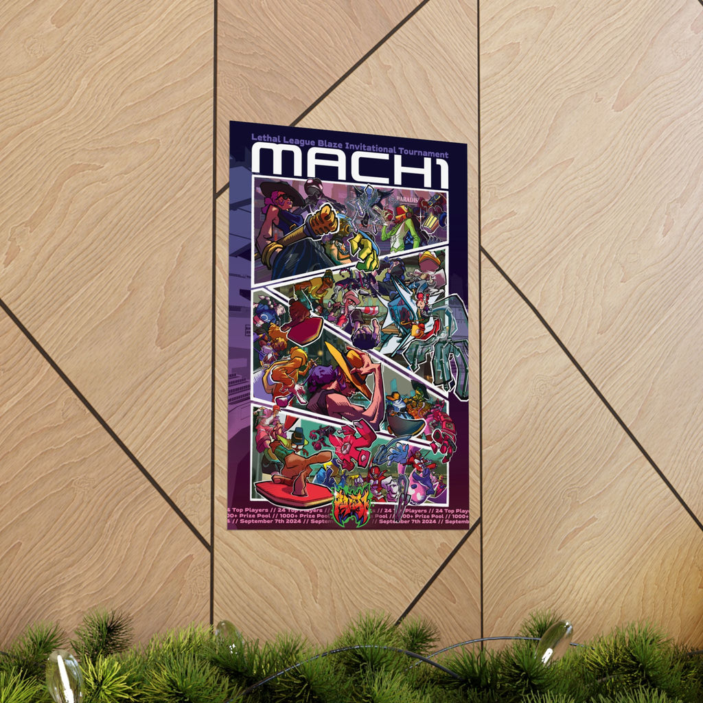 MACH 1 Matte Vertical Posters (Reprint) - DELIVERED TO DOOR