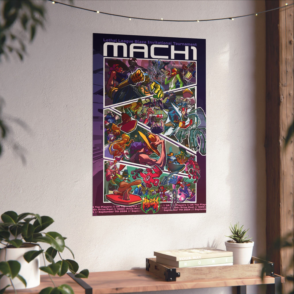 MACH 1 Matte Vertical Posters (Reprint) - DELIVERED TO DOOR