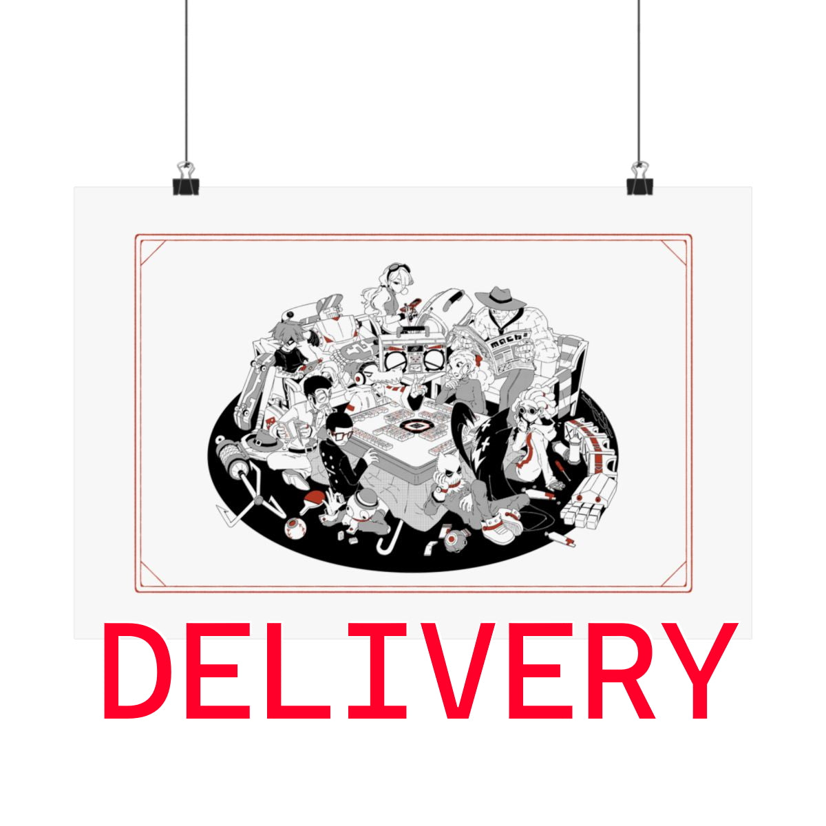 Machjong Matte Horizontal Poster - DELIVERED TO DOOR