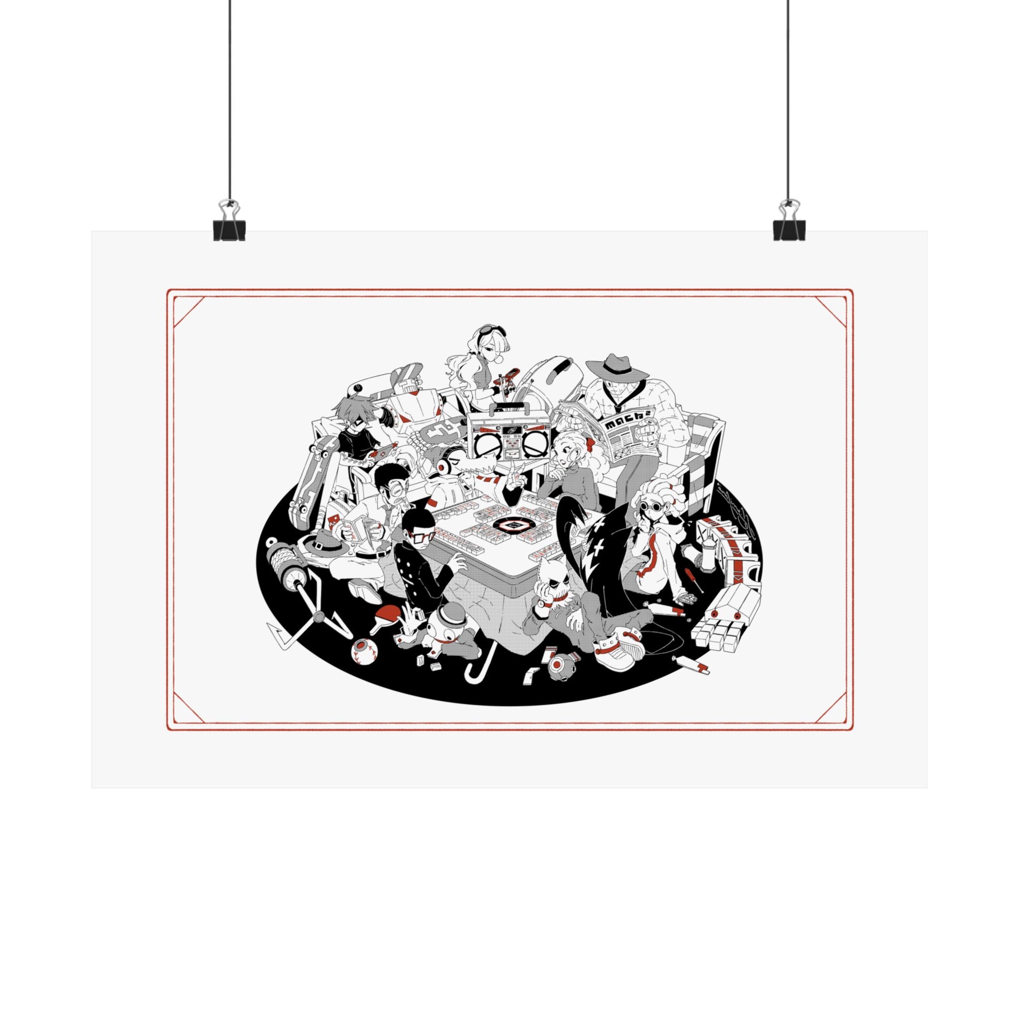 Machjong Matte Horizontal Poster - DELIVERED TO DOOR